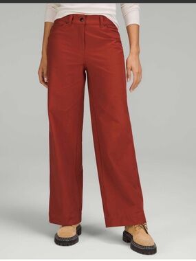 Lululemon City Sleek 5 Pocket Wide-Leg High-Rise Pant *Light Utilitech Women 32